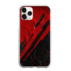 Чехол для iPhone 11 Pro Max матовый с принтом Красное чёрное 3D в Петрозаводске, Силикон |  | абстракция | иллюстрация | искусство | краска | культура | текстура
