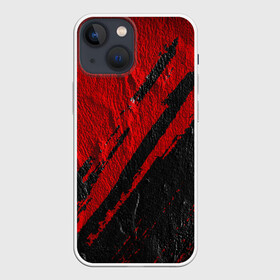 Чехол для iPhone 13 mini с принтом Красное чёрное 3D в Петрозаводске,  |  | абстракция | иллюстрация | искусство | краска | культура | текстура
