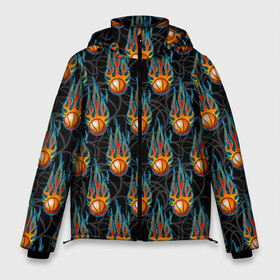 Мужская зимняя куртка 3D с принтом Баскетбол в Петрозаводске, верх — 100% полиэстер; подкладка — 100% полиэстер; утеплитель — 100% полиэстер | длина ниже бедра, свободный силуэт Оверсайз. Есть воротник-стойка, отстегивающийся капюшон и ветрозащитная планка. 

Боковые карманы с листочкой на кнопках и внутренний карман на молнии. | Тематика изображения на принте: ball | basketball | championship | chicago bulls | club | competition | game | league | michael jordan | nba | sport | team | tournament | баскетбол | джордан | игра | клуб | майкл джордан | мяч | нба | соревнования | спорт | турнир | чемпионат 