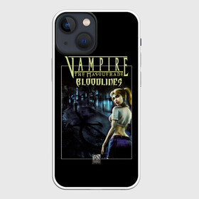 Чехол для iPhone 13 mini с принтом Вампирский маскарад в Петрозаводске,  |  | game | games | valve | vampire | vampire the masquerade | вампирский маскарад | вампиры | игра | игры