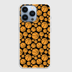 Чехол для iPhone 13 Pro с принтом Баскетбольные Мячи в Петрозаводске,  |  | ball | basketball | championship | chicago bulls | club | competition | game | league | michael jordan | nba | sport | team | tournament | баскетбол | джордан | игра | клуб | майкл джордан | мяч | нба | соревнования | спорт | турнир | чемпионат 