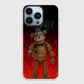 Чехол для iPhone 13 Pro с принтом FNAF FREDDY в Петрозаводске,  |  | игры | искры | красный | стиль | фнаф | фредди