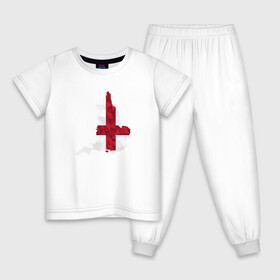 Детская пижама хлопок с принтом Англия в Петрозаводске, 100% хлопок |  брюки и футболка прямого кроя, без карманов, на брюках мягкая резинка на поясе и по низу штанин
 | карта | мира | остров | силуэт | страны | флаг