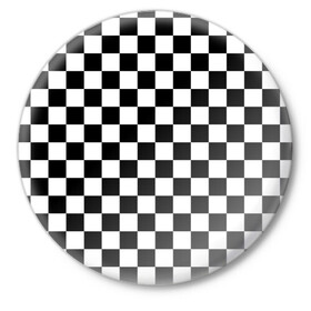 Значок с принтом Шахматист в Петрозаводске,  металл | круглая форма, металлическая застежка в виде булавки | Тематика изображения на принте: chess | игра | король | ладья | математика | пешка | ферзь | чёрно белые | шах и мат | шахматист | шахматная доска | шахматные фигуры | шахматы