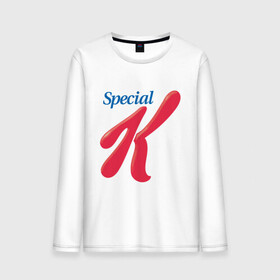 Мужской лонгслив хлопок с принтом special k merch Essential в Петрозаводске, 100% хлопок |  | Тематика изображения на принте: kpop | special k merch essential | корейская попо музыка