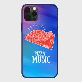 Чехол для iPhone 12 Pro Max с принтом PIZZA MUSIC в Петрозаводске, Силикон |  | Тематика изображения на принте: d.j | dj | pizza | диджей | музыка | музыканту | пицца | прикол | шутка