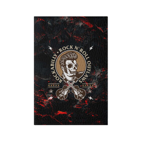 Обложка для паспорта матовая кожа с принтом Элвис Пресли Rock n roll в Петрозаводске, натуральная матовая кожа | размер 19,3 х 13,7 см; прозрачные пластиковые крепления | rock n roll | гитары | рок | рокер | рокнрол | рокнролл | череп | элвис пресли