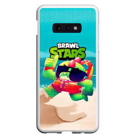 Чехол для Samsung S10E с принтом Базз Buzz Brawl Stars пляж в Петрозаводске, Силикон | Область печати: задняя сторона чехла, без боковых панелей | brawl | brawl stars | brawlstars | brawl_stars | buz | buzz | баз | базз | бравл | бравлстарс | буз