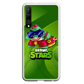 Чехол для Honor P30 с принтом Базз Buzz Brawl Stars Green в Петрозаводске, Силикон | Область печати: задняя сторона чехла, без боковых панелей | brawl | brawl stars | brawlstars | brawl_stars | buz | buzz | баз | базз | бравл | бравлстарс | буз