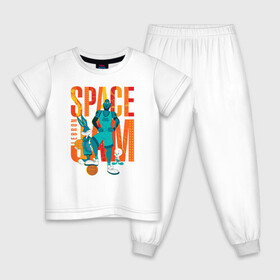 Детская пижама хлопок с принтом Space Jam Lebron в Петрозаводске, 100% хлопок |  брюки и футболка прямого кроя, без карманов, на брюках мягкая резинка на поясе и по низу штанин
 | bugs bunny | lebron james | space jam | space jam 2 | space jam a new legacy | tweety | vdzabma | багз банни | космический джем | космический джем 2 | космический джем: новое поколение | леброн джеймс | твити
