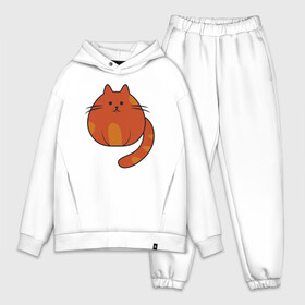 Мужской костюм хлопок OVERSIZE с принтом Fat Cat в Петрозаводске,  |  | animal | cat | cute | kitty | meow | друг | животные | киска | кися | китти | кот | котенок | котик | котэ | кошечка | кошка | мур | мяу | питомец