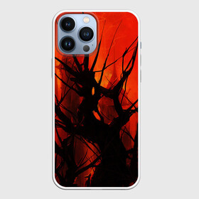 Чехол для iPhone 13 Pro Max с принтом ДРЕВО ХАОС 3D в Петрозаводске,  |  | абстракция | башни | беспорядок | дерево | иллюстрация | искусство | кровавые облака | культура | текстура | хаос