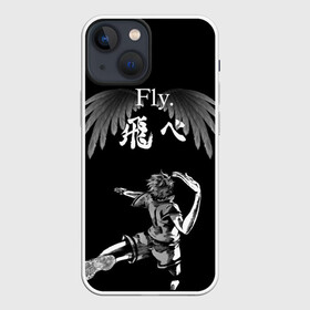 Чехол для iPhone 13 mini с принтом FLY. | ХИНАТА в Петрозаводске,  |  | black jackals | fly | fly high | haikyuu | hinata | msby | аниме | волейбол | карасуно | некома | хайкью карасуно | хината