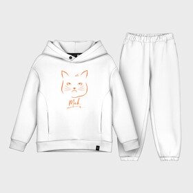 Детский костюм хлопок Oversize с принтом Meh в Петрозаводске,  |  | animal | cat | cute | kitty | meow | друг | животные | киска | кися | китти | кот | котенок | котик | котэ | кошечка | кошка | мур | мяу | питомец