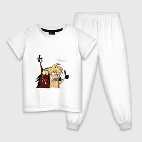 Детская пижама хлопок с принтом Злюки бобры в Петрозаводске, 100% хлопок |  брюки и футболка прямого кроя, без карманов, на брюках мягкая резинка на поясе и по низу штанин
 | Тематика изображения на принте: бобры | друзья | животные | мультфильм | позитив. | шерсть