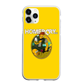 Чехол для iPhone 11 Pro матовый с принтом Homer Cry в Петрозаводске, Силикон |  | far cry | farcray | gomer | homer | simpsons | the simpson | гомер | мульт | мультфильм | симпсоны | фар край
