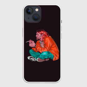 Чехол для iPhone 13 с принтом Sad Kurt в Петрозаводске,  |  | alternative | kurt cobain | metall | music | nirvana | rock | альтернатива | курт кобейн | курт кобэйн | металл | музыка | нирвана | нирванна | рок