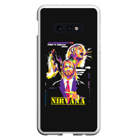 Чехол для Samsung S10E с принтом Kurt Cobain в Петрозаводске, Силикон | Область печати: задняя сторона чехла, без боковых панелей | alternative | kurt cobain | metall | music | nirvana | rock | альтернатива | курт кобейн | курт кобэйн | металл | музыка | нирвана | нирванна | рок