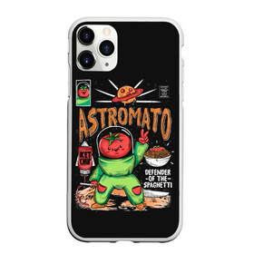 Чехол для iPhone 11 Pro матовый с принтом Astromato в Петрозаводске, Силикон |  | Тематика изображения на принте: alive | astronaut | defender | food | galaxy | ketchup | monster | moon | pizza | planet | space | spaghetti | tomato | vegetable | астронавт | галактика | еда | живая | живой | защитник | кетчуп | космос | луна | монстр | овощ | пицца | планета | помидор