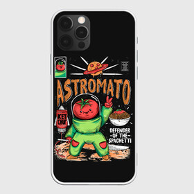 Чехол для iPhone 12 Pro Max с принтом Astromato в Петрозаводске, Силикон |  | alive | astronaut | defender | food | galaxy | ketchup | monster | moon | pizza | planet | space | spaghetti | tomato | vegetable | астронавт | галактика | еда | живая | живой | защитник | кетчуп | космос | луна | монстр | овощ | пицца | планета | помидор