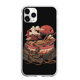 Чехол для iPhone 11 Pro матовый с принтом Ramen Protector в Петрозаводске, Силикон |  | chinese | clouds | dawn | defender | dragon | fire breathing | japan | monster | protector | ramen | reptile | sticks | sunset | дракон | закат | защитник | китайский | монстр | облака | огнедышащий | палочки | рамен | рамэн | рассвет | япония