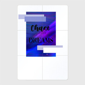Магнитный плакат 2Х3 с принтом Chase your dreams в Петрозаводске, Полимерный материал с магнитным слоем | 6 деталей размером 9*9 см | cosmos | shine | космос | мечты | твои мечты