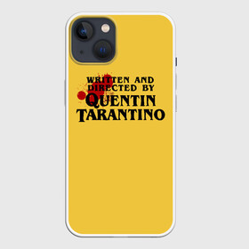 Чехол для iPhone 13 с принтом Quentin Tarantino в Петрозаводске,  |  | directed by quentin tarantino | mem qwentin | quentin tarantino | written and directed by quentin tarantino | бешенные псы | криминальное чтиво | любимый режиссер | мем | мем квентин тарантино | режиссер | режиссер квентин тарантино