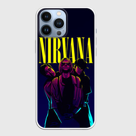 Чехол для iPhone 13 Pro Max с принтом Nirvana Neon в Петрозаводске,  |  | Тематика изображения на принте: alternative | kurt cobain | metall | music | nirvana | rock | альтернатива | курт кобейн | курт кобэйн | металл | музыка | нирвана | нирванна | рок