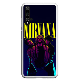 Чехол для Honor 20 с принтом Nirvana Neon в Петрозаводске, Силикон | Область печати: задняя сторона чехла, без боковых панелей | Тематика изображения на принте: alternative | kurt cobain | metall | music | nirvana | rock | альтернатива | курт кобейн | курт кобэйн | металл | музыка | нирвана | нирванна | рок