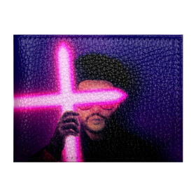 Обложка для студенческого билета с принтом The Weeknd - Blinding Lights в Петрозаводске, натуральная кожа | Размер: 11*8 см; Печать на всей внешней стороне | blinding lights | music | pop | star boy | the weekend | the weeknd | музыка | уикенд