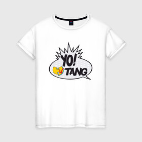 Женская футболка хлопок с принтом Yo! Wu-Tang в Петрозаводске, 100% хлопок | прямой крой, круглый вырез горловины, длина до линии бедер, слегка спущенное плечо | black | gza | hip hop | method man | music | new york | odb | old school | rap | rza | wu tang | wu tang clan | аудио | винил | ву тэнг | граффити | диджей | кассета | микрофон | музыка | нью йорк | пластинка | рэп | рэпер | хип хоп