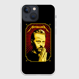 Чехол для iPhone 13 mini с принтом Хэтфилд в Петрозаводске,  |  | alternative | metalica | metall | metallica | music | rock | альтернатива | джеймс хэтфилд | металика | металл | металлика | музыка | рок