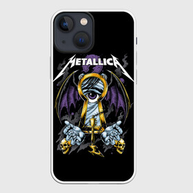 Чехол для iPhone 13 mini с принтом Взгляд сквозь замок в Петрозаводске,  |  | alternative | metalica | metall | metallica | music | rock | альтернатива | джеймс хэтфилд | металика | металл | металлика | музыка | рок