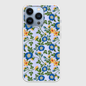 Чехол для iPhone 13 Pro с принтом Цветочки в Петрозаводске,  |  | абстракция | лютики | паттерн | текстуры | узоры | цветочки | цветы