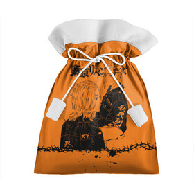 Подарочный 3D мешок с принтом токийские мстители ораньжевый в Петрозаводске, 100% полиэстер | Размер: 29*39 см | anime | tokyo revengers | аниме | манга | токийские мстители