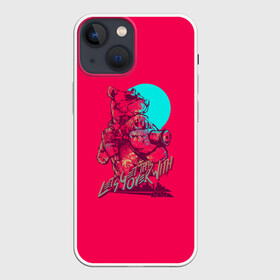 Чехол для iPhone 13 mini с принтом Рихтер (Hotline Miami) в Петрозаводске,  |  | 80е | hotline miami | richter | крыса | ретро | рихтер