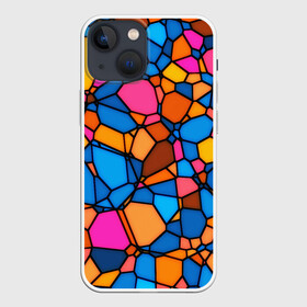 Чехол для iPhone 13 mini с принтом Mosaic в Петрозаводске,  |  | mosaic | мозаика | стекло | текстура