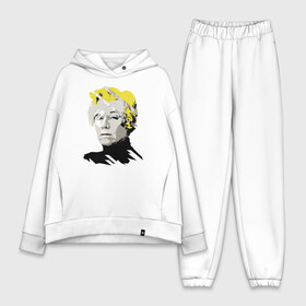 Женский костюм хлопок Oversize с принтом AndyMarilyn в Петрозаводске,  |  | andy warhol | art | celebrity | face | legend | pop art | автопортрет | знаменитость | искусство | легенда | лицо | поп арт | энди уорхол