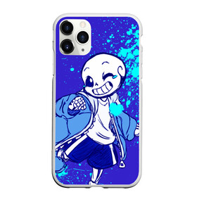 Чехол для iPhone 11 Pro Max матовый с принтом UNDERTALE SANS BLUE в Петрозаводске, Силикон |  | sans | undertale | андертале | андертейл | гтвукефду | игра | подземная история | подземная сказка | санс | ундертале