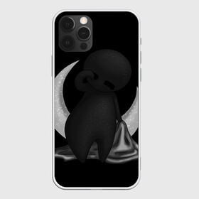 Чехол для iPhone 12 Pro Max с принтом Соня в Петрозаводске, Силикон |  | black | dark | dream | gothic | gray | monochrome | moon | mork2028 | night | shadow | sleep | sleepy | готический | луна | месяц | монохромный | морк2028 | ночь | серый | сон | сонливость | сонный | тень | тьма | чёрно белый | чёрный