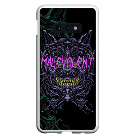 Чехол для Samsung S10E с принтом MALEVOLENT / ANGRY DOG в Петрозаводске, Силикон | Область печати: задняя сторона чехла, без боковых панелей | angry dog | готический | дог | животные | зверь | злая собака | зубы | клыки | монстр | оскал | пасть | пес | челюсть