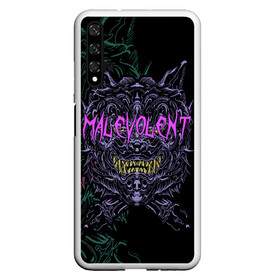 Чехол для Honor 20 с принтом MALEVOLENT / ANGRY DOG в Петрозаводске, Силикон | Область печати: задняя сторона чехла, без боковых панелей | angry dog | готический | дог | животные | зверь | злая собака | зубы | клыки | монстр | оскал | пасть | пес | челюсть