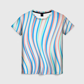 Женская футболка 3D с принтом Морская Лагуна! в Петрозаводске, 100% полиэфир ( синтетическое хлопкоподобное полотно) | прямой крой, круглый вырез горловины, длина до линии бедер | гавайи. | море | океан | отдых | пляж | спокойствие | штиль