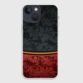 Чехол для iPhone 13 mini с принтом Дорогой узор в Петрозаводске,  |  | dark | ornament | retro | vector | иллюстрация