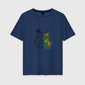 Женская футболка хлопок Oversize с принтом Синк Эбаут Ит в Петрозаводске, 100% хлопок | свободный крой, круглый ворот, спущенный рукав, длина до линии бедер
 | алгебра | арт | геометрия | краски | математика | мем | мозги | прикол. | учителю
