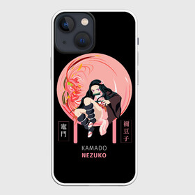 Чехол для iPhone 13 mini с принтом Nezuko в Петрозаводске,  |  | anime | kimetsu no yaiba | аниме | анимэ | клинок рассекающий демонов