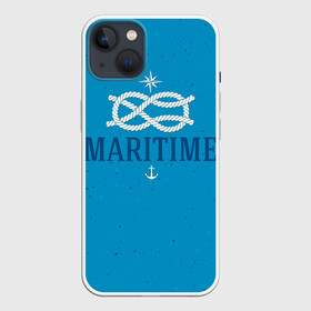 Чехол для iPhone 13 с принтом Морской ВМФ в Петрозаводске,  |  | Тематика изображения на принте: веревка | вмф | волна | море | морской | моряк | океан | профессия | узел | якорь