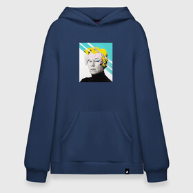 Худи SuperOversize хлопок с принтом Энди Уорхол | Andy Warhol в Петрозаводске, 70% хлопок, 30% полиэстер, мягкий начес внутри | карман-кенгуру, эластичная резинка на манжетах и по нижней кромке, двухслойный капюшон
 | andy warhol | художник | энди уорхол