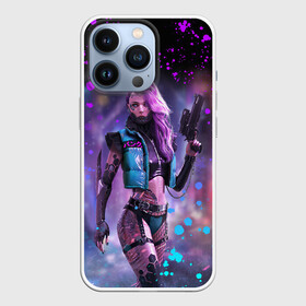 Чехол для iPhone 13 Pro с принтом CYBERPUNK 2077 NEON | КИБЕРПАНК НЕОН (Z) в Петрозаводске,  |  | cd project red | cyberpunk 2077 | demon | keanu reeves | samurai | smile | vi | арасака | ви | демон | киану ривз | киберпанк 2077 | найт сити | самураи | смайл