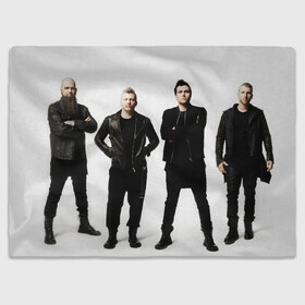 Плед 3D с принтом Three Days Grace band в Петрозаводске, 100% полиэстер | закругленные углы, все края обработаны. Ткань не мнется и не растягивается | alternative | metall | music | rock | three days grace | адам гонтье | альтернатива | металл | музыка | рок | три дэйс грэйс